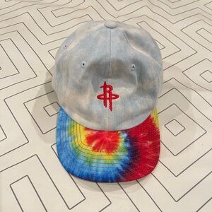 Mitchell & Ness Houston Rockets Denim Tie Dye Hat